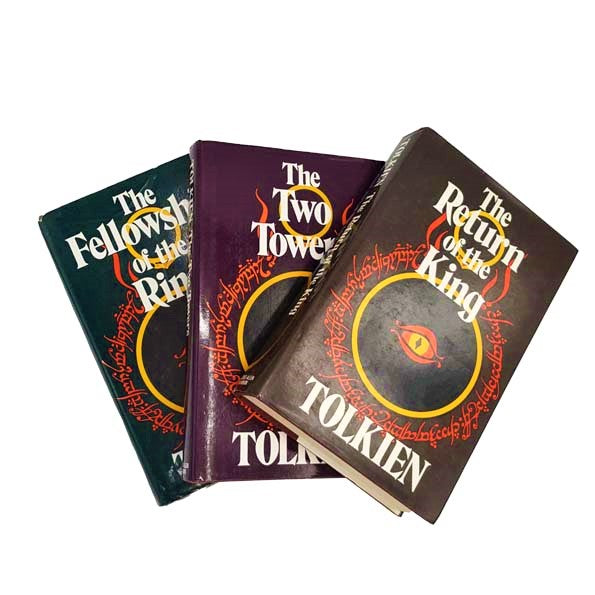 J.R.R. TOLKIEN'S THE LORD OF THE RINGS TRILOGY - UNWIN HARDBACKS 1978-80
