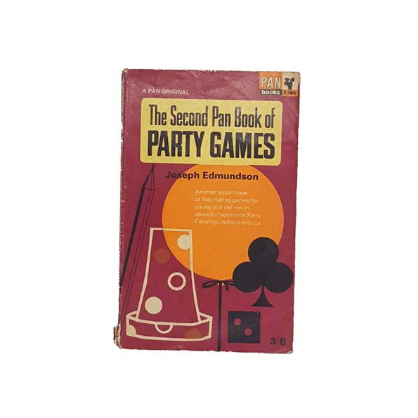 THE SECOND PAN BOOK OF PARTY GAMES BY JOSEPH EDMUNDSON - PAN, 1963