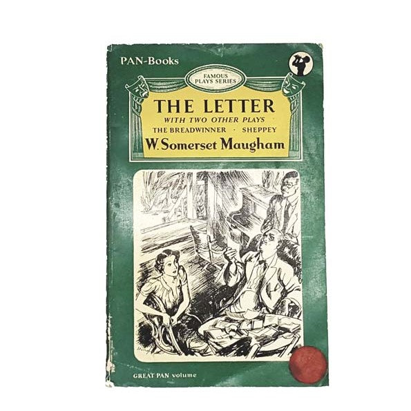 THE LETTER AND TWO OTHER PLAYS BY W.SOMERSET MAUGHAM, PAN BOOKS, 1952