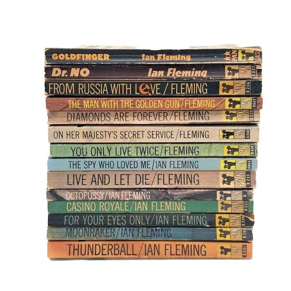 COMPLETE JAMES BOND COLLECTION BY IAN FLEMING - PAN BOOKS, C.1960