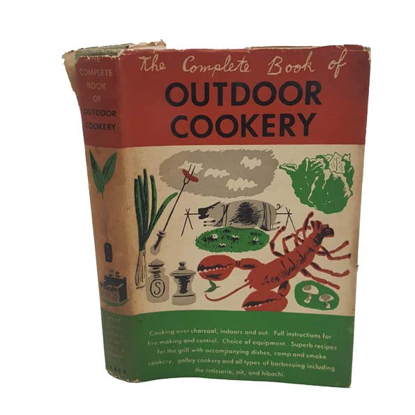 OUTDOOR COOKERY BY HELEN EVANS BROWN AND JAMES A. BEARD - FABER FIRST EDITION, 1956