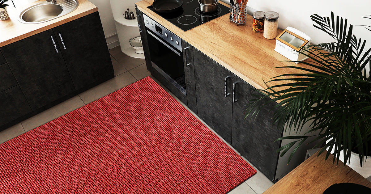 Red Kitchen Rugs