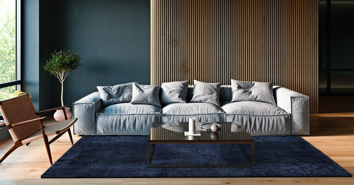 5.Blue Carpet Brings Traditional Allure To Your Contemporary Style Home