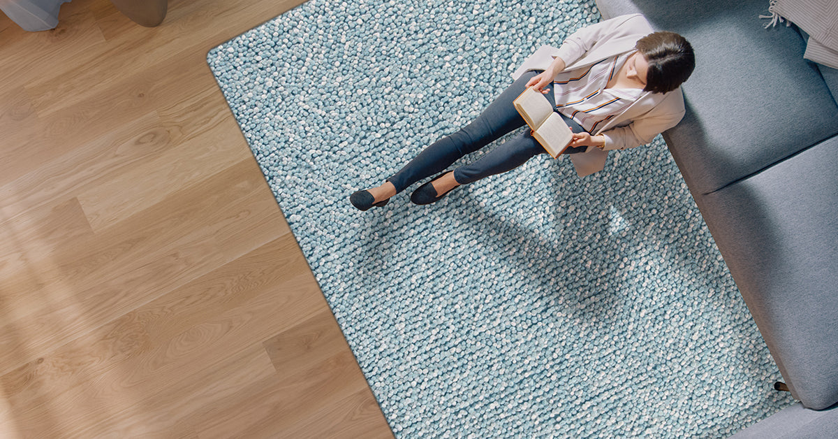 Omega Aqua Area Rug