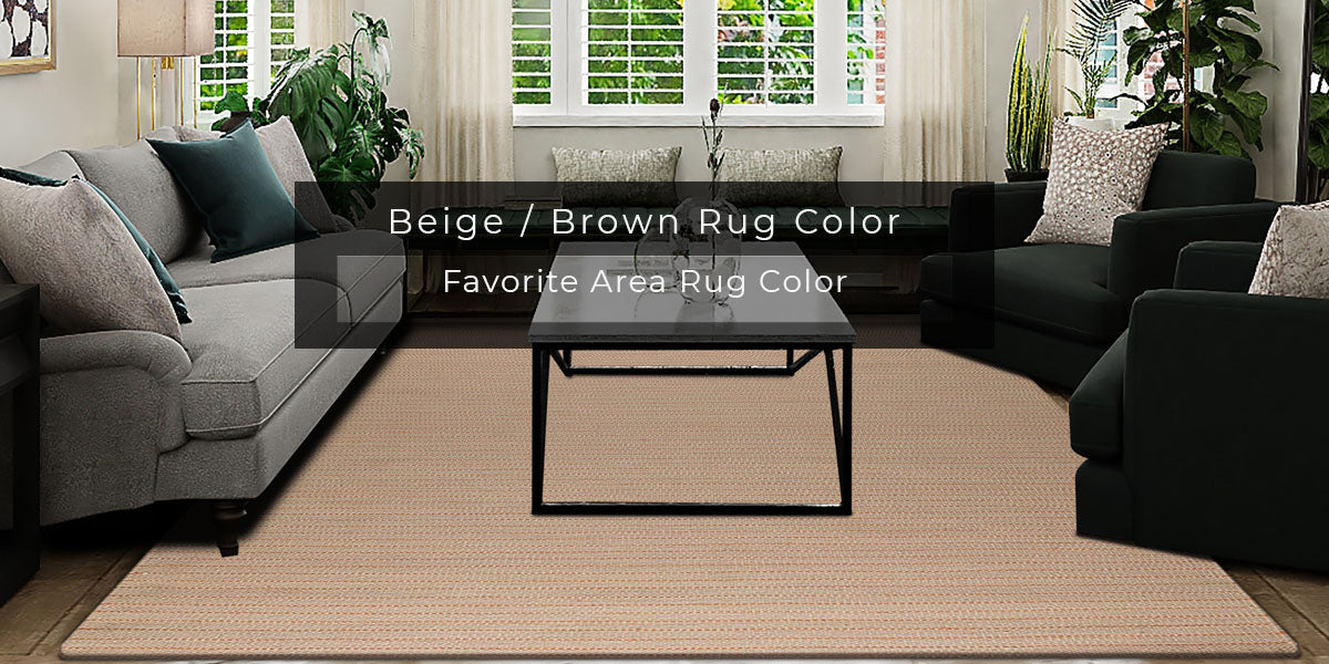 beige brown rug color 