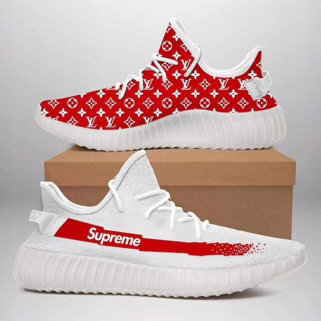 custom yeezy supreme