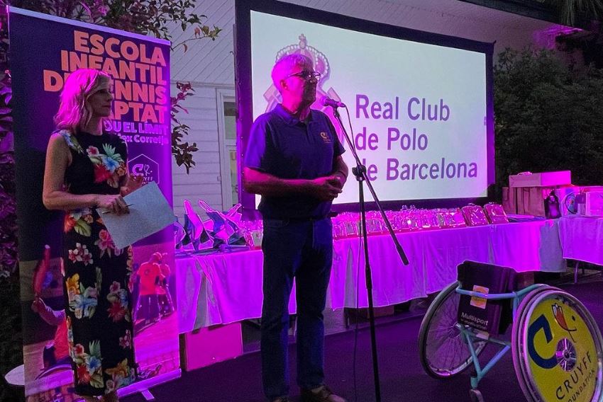 @fundacionrcpb presentó el proyecto solidario "Mou el Límit" creado por la Fundación Cruyff, que tiene como objetivo brindar oportunidades a niños y niñas con diversidad funcional a través del tenis.