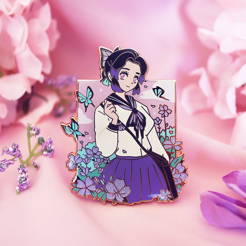 WINTER KIMONO ZELDA ENAMEL PIN – MAMOBOT