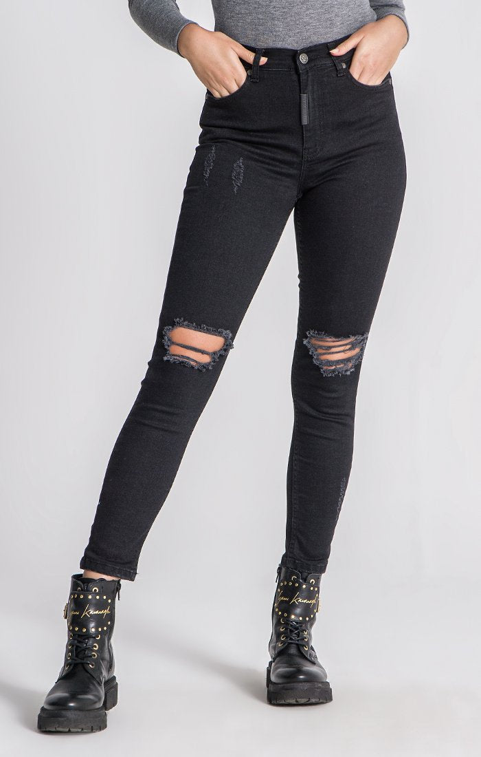 lade indsprøjte Bekræfte Black Core Ripped Jeans | Jeans | Gianni Kavanagh