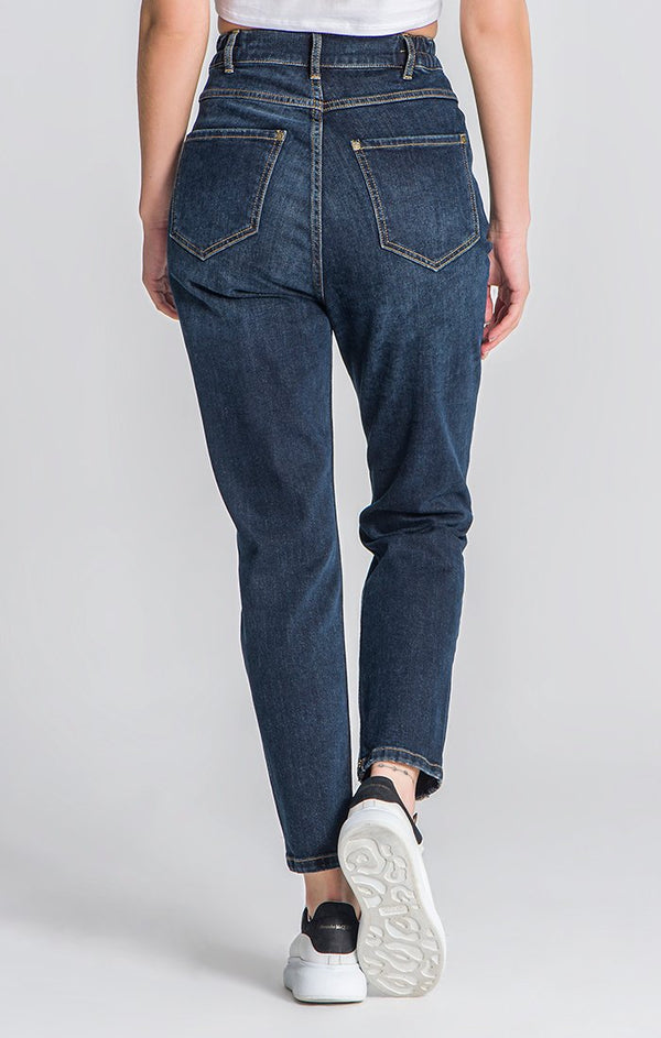 Shop Women's Dark Blue Wash Jeans - Gianni Kavanagh