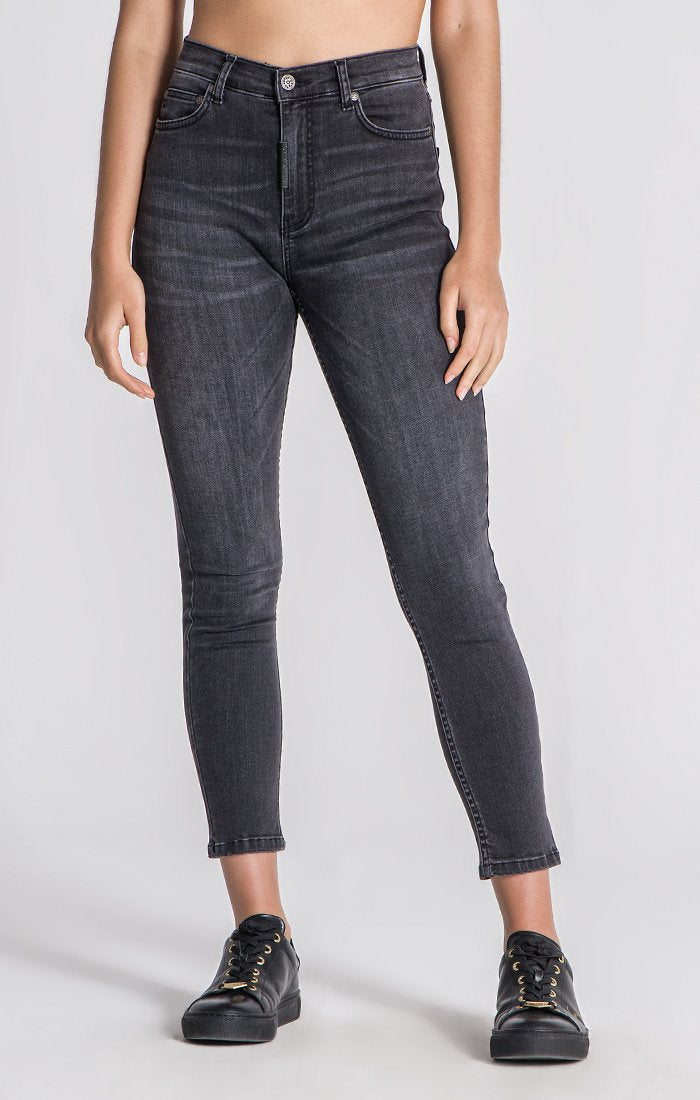 Kozzak washed super skinny fit grey jeans - G3-MJE4626