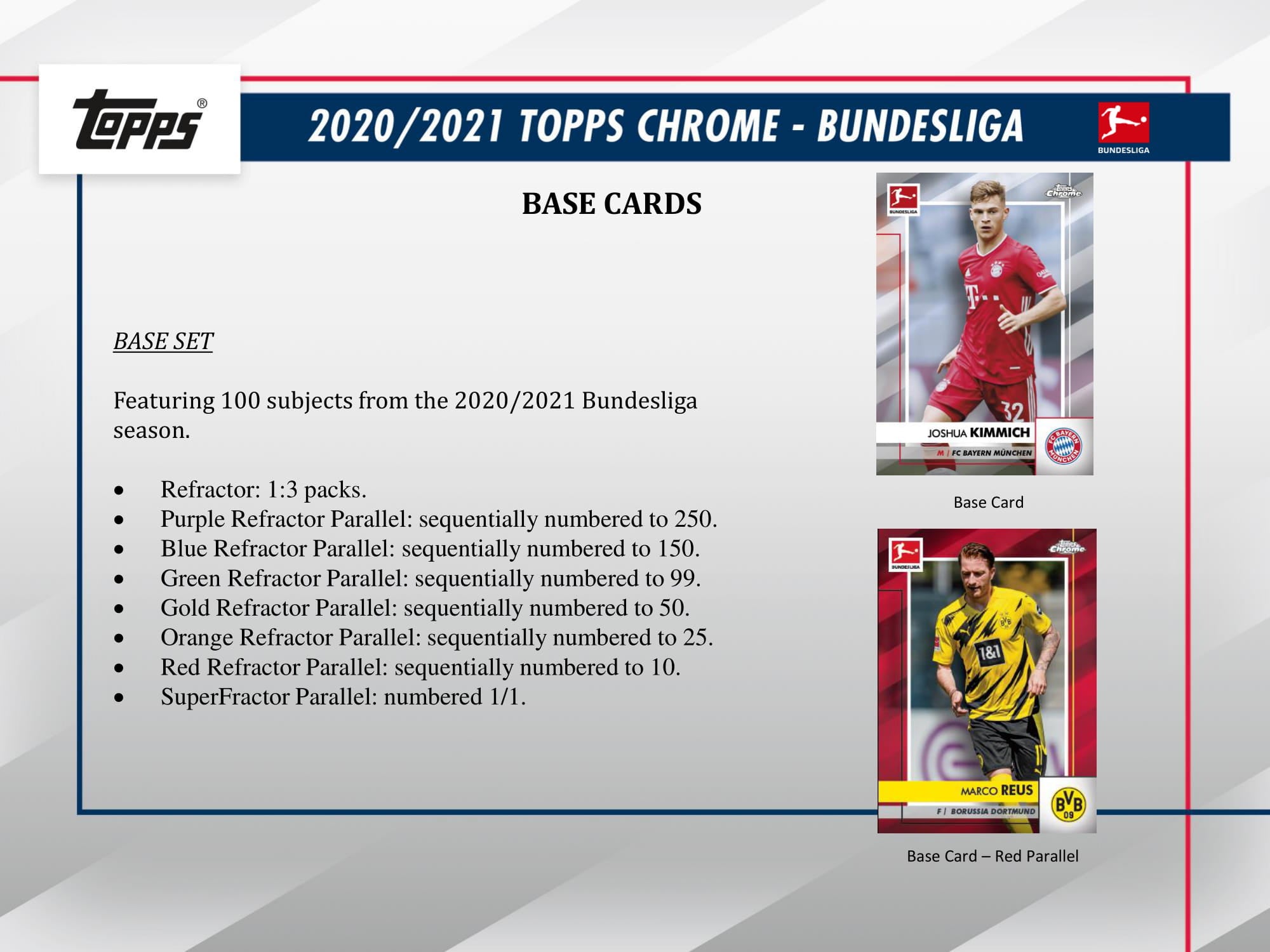 2020-21 Topps Bundesliga Chrome Soccer Cards - PERSONAL BOX BREAK