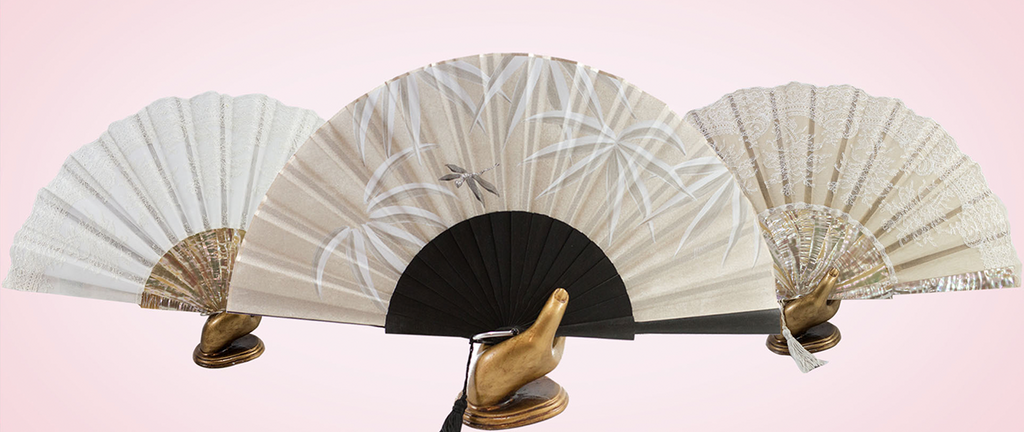 Collection of bespoke rockcoco hand fans