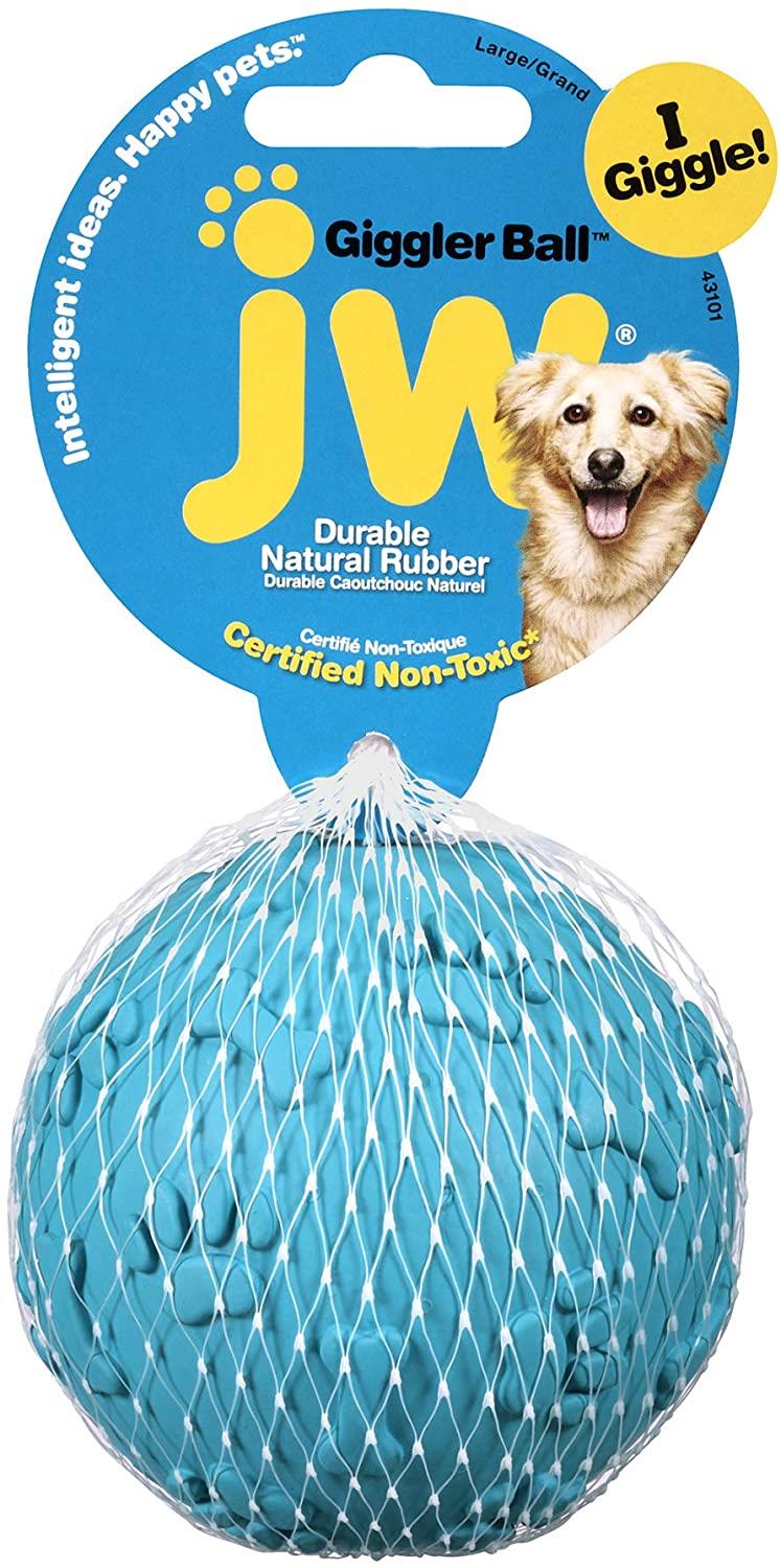 Pelota interactiva para perros JW Treat 'N Squeak Ball - Magic Pet Shop