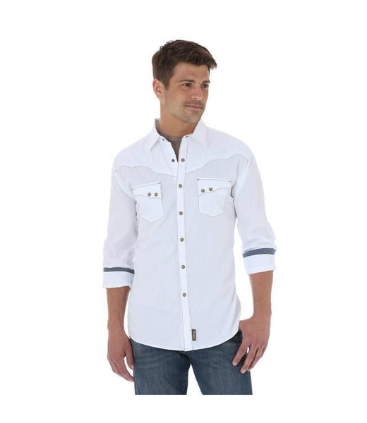 Men's Fitted Western Shirt, Little Bit Western