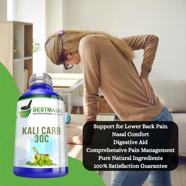 Bestmade Single Remedy Kali Carbonicum for Support from Pain