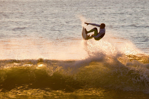 Man surfing.