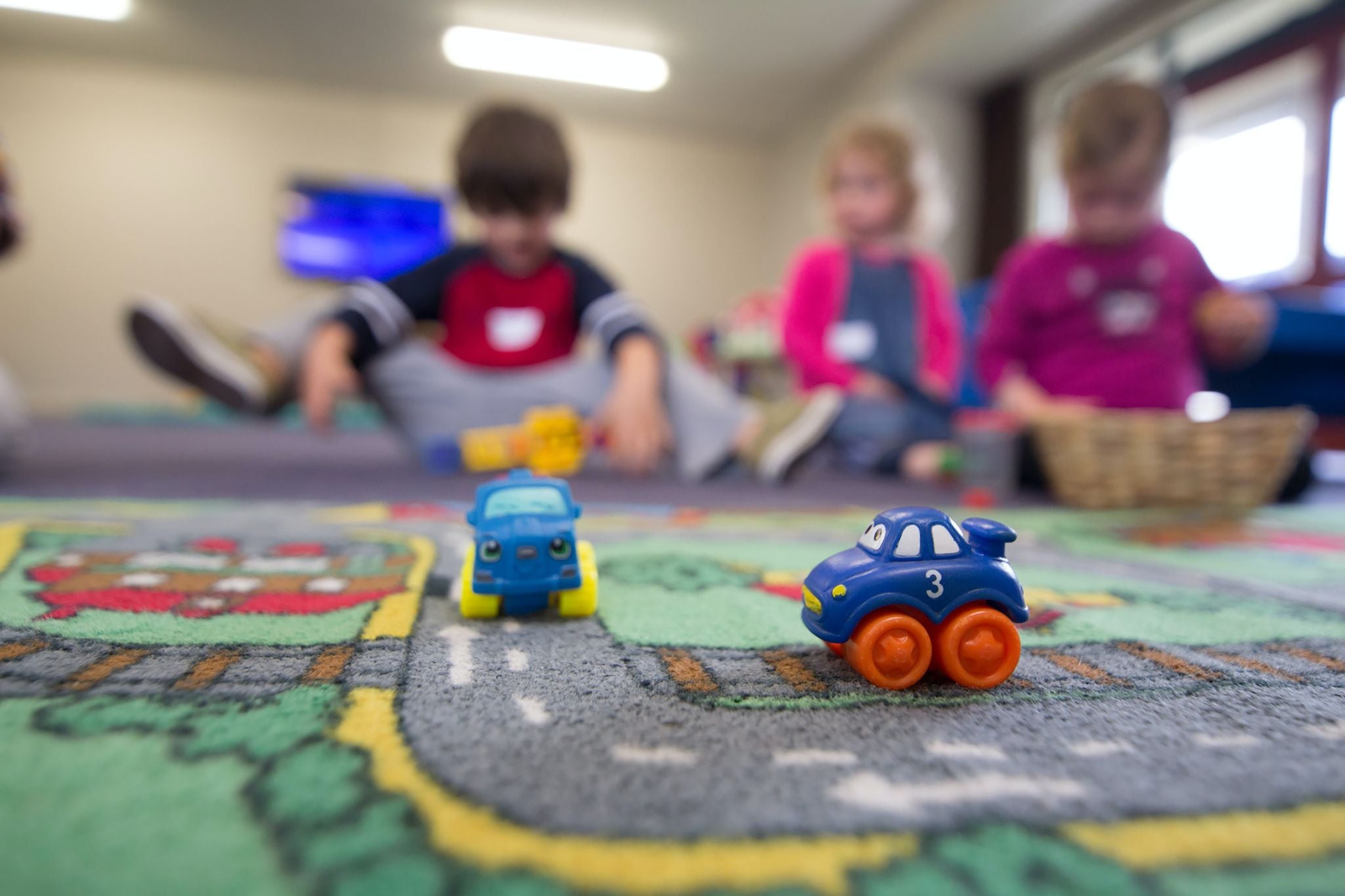 Children playing in daycare