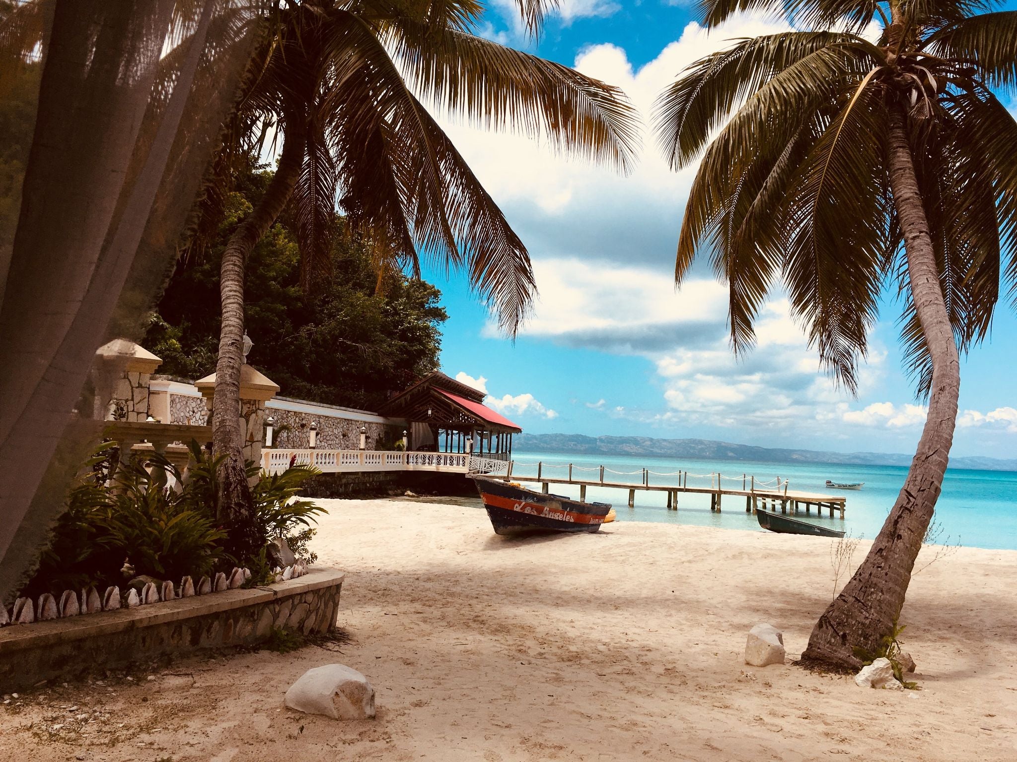 Beach with blue water