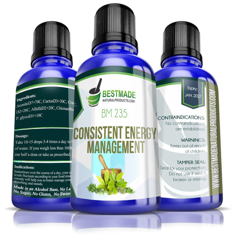 Consistent energy management natural remedy
