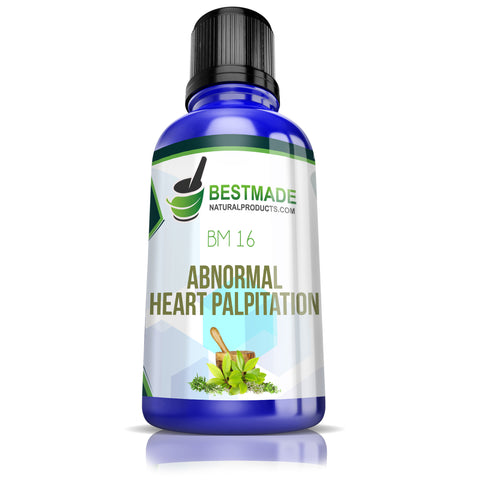 Abnormal heart palpitation homeopathic remedy