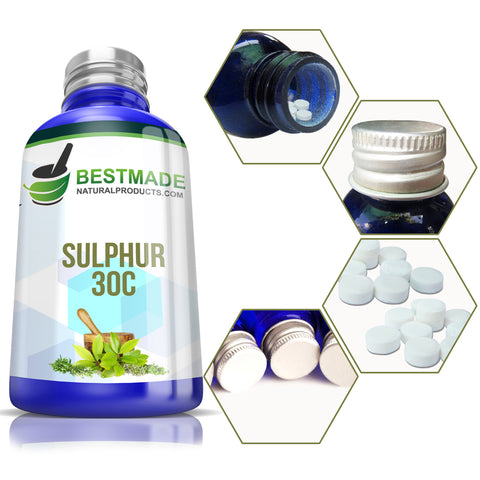 Sulphur homeopathic remedy