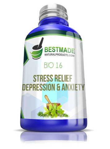Stress relief, depression and anxiety homeopathic remedy
