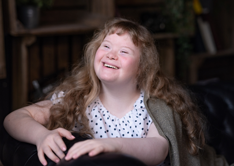 Woman with down syndrome