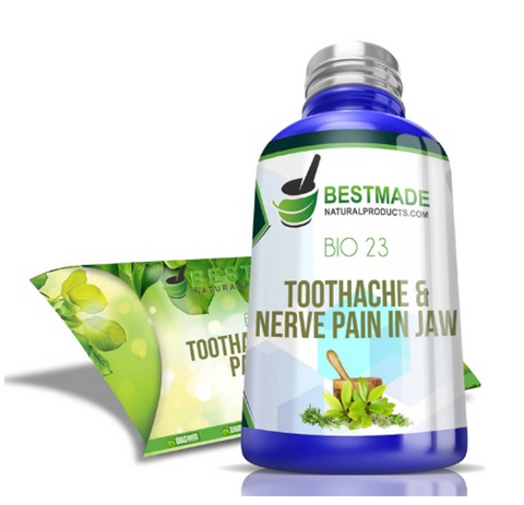 Toothache and nerve pain in jaw natural remedy