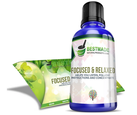 Focused and relaxed natural remedy