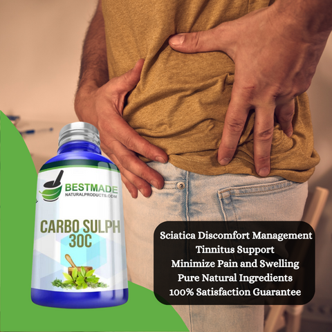 Bestmade Single Remedy Carboneum Sulphuratum for Sciatica