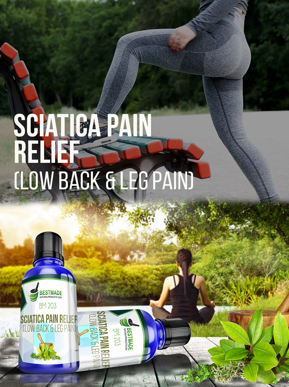 Sciatica Natural Pain Relief BM203 (30mL)