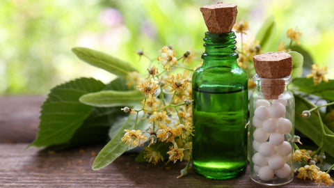 Homeopathic remedies and flowers