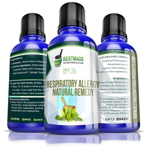 Respiratory allergy natural remedy