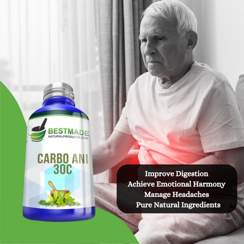 Bestmade Single Remedy Carbo Animalis for Weak Digestion