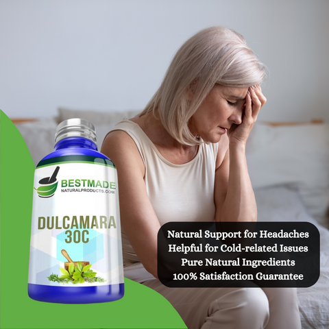 Bestmade Single Remedy Dulcamara for Headache Support