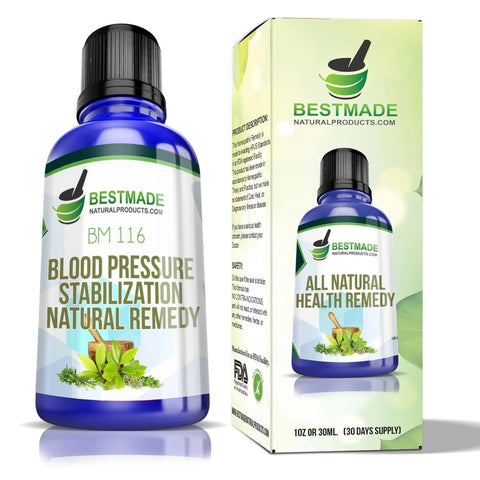 Blood pressure stabilization natural remedy