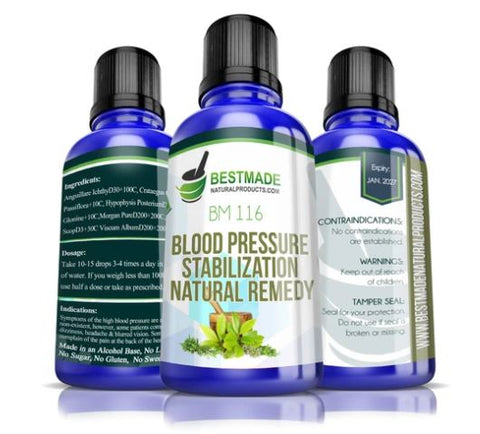 Blood pressure stabilization natural remedy