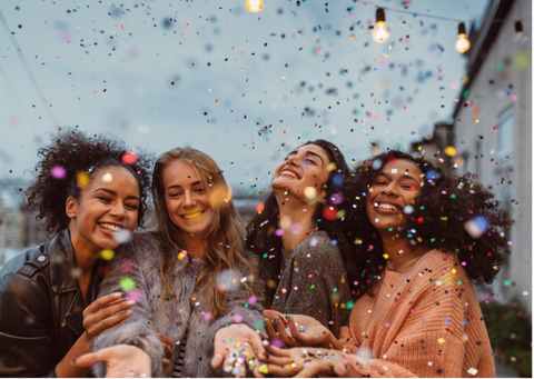 Group of happy women