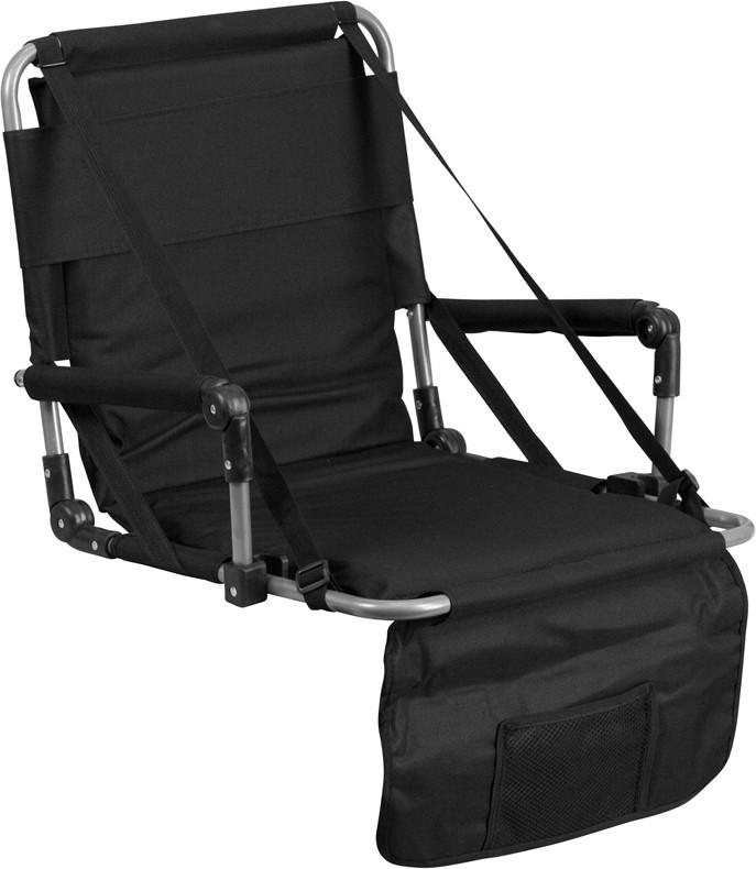 Flash Furniture Ty2710-bk-gg Folding Stadium Chair In Black