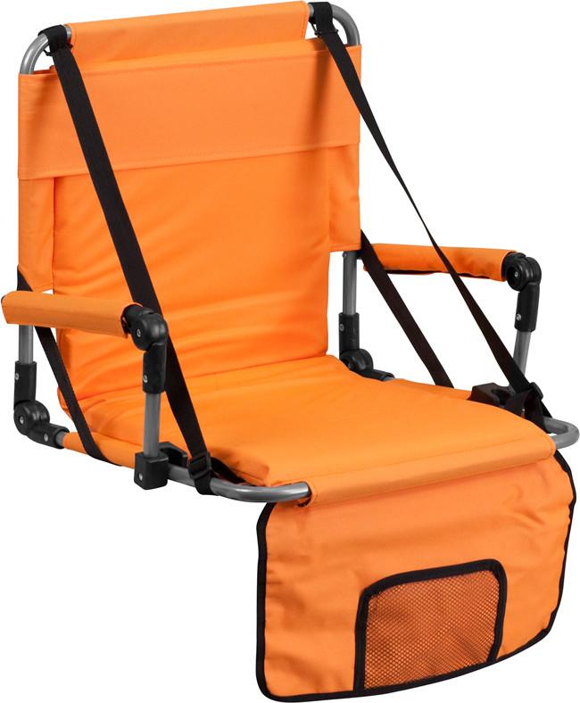 Flash Furniture Ty2710-or-gg Folding Stadium Chair In Orange