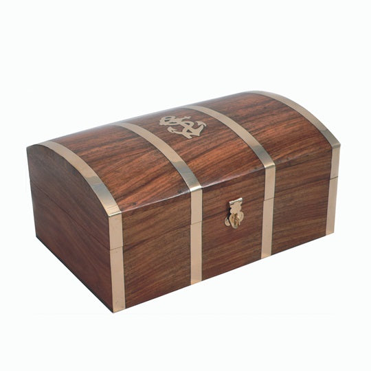 medium wooden chest