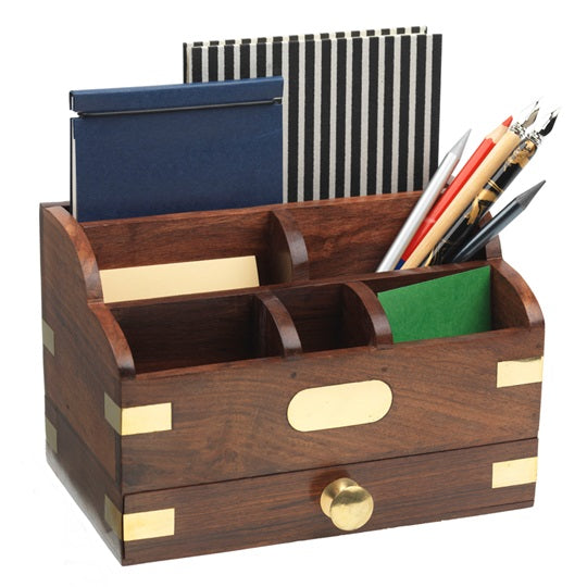 Wooden Desk Tidy Royal Museums Greenwich Shop