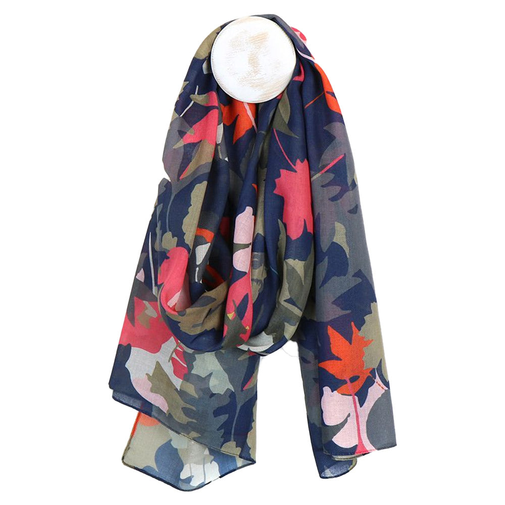 Buy Recycled Leaves Print Scarf | Royal Museums Greenwich Shop