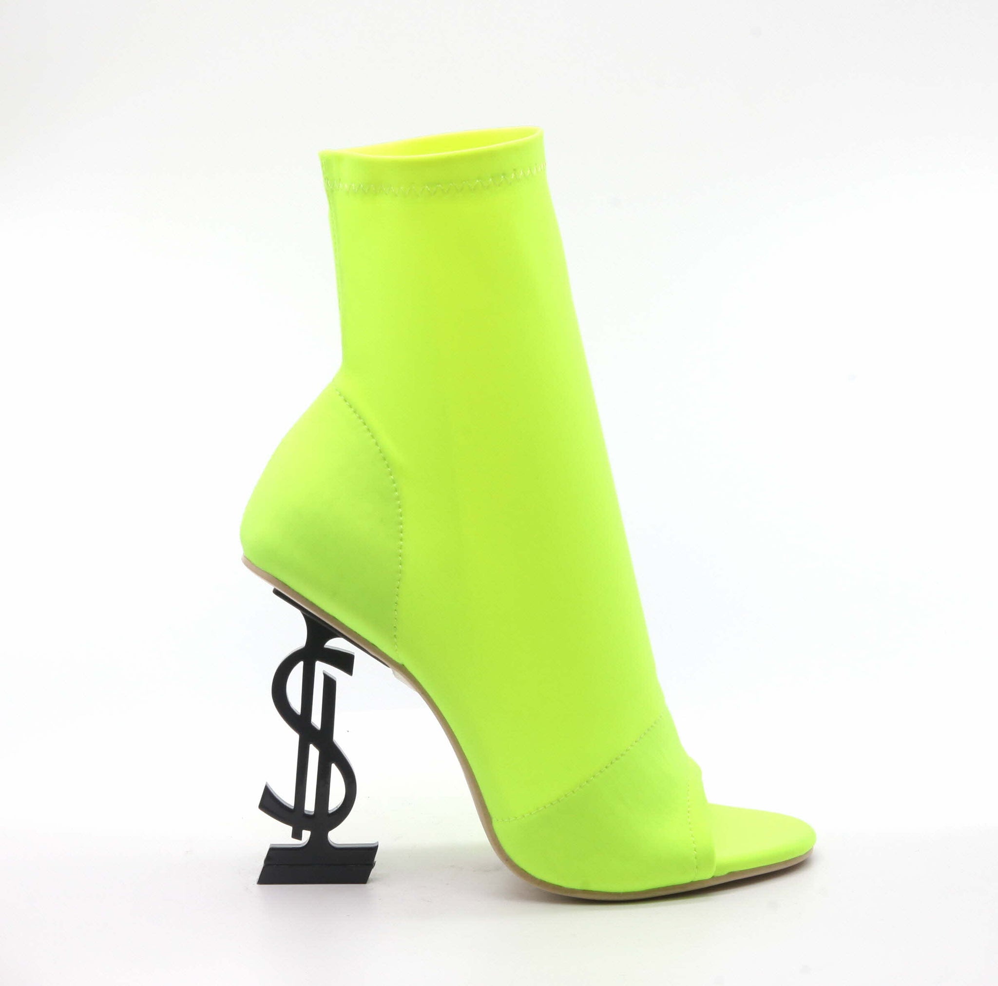 lime green bootie