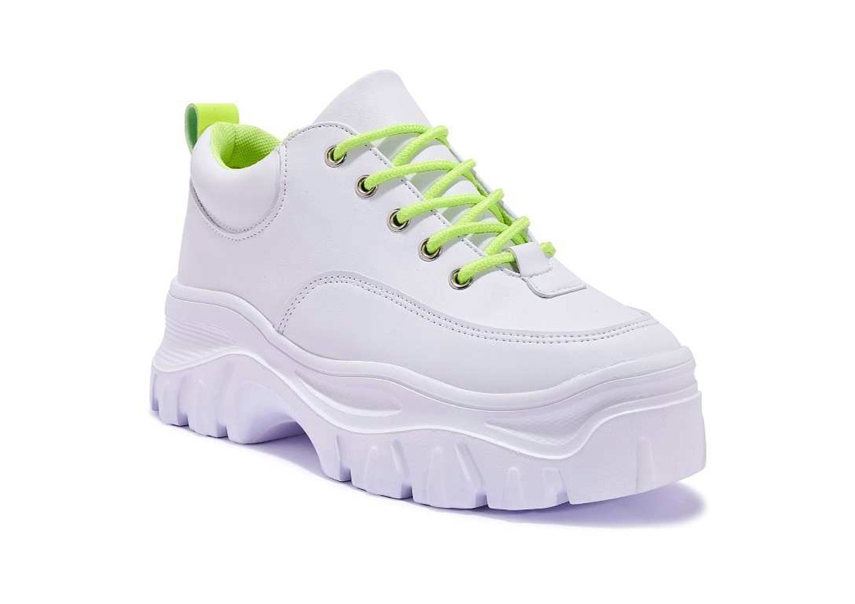 NEON LIME TRAINERS – Envy Shoes 