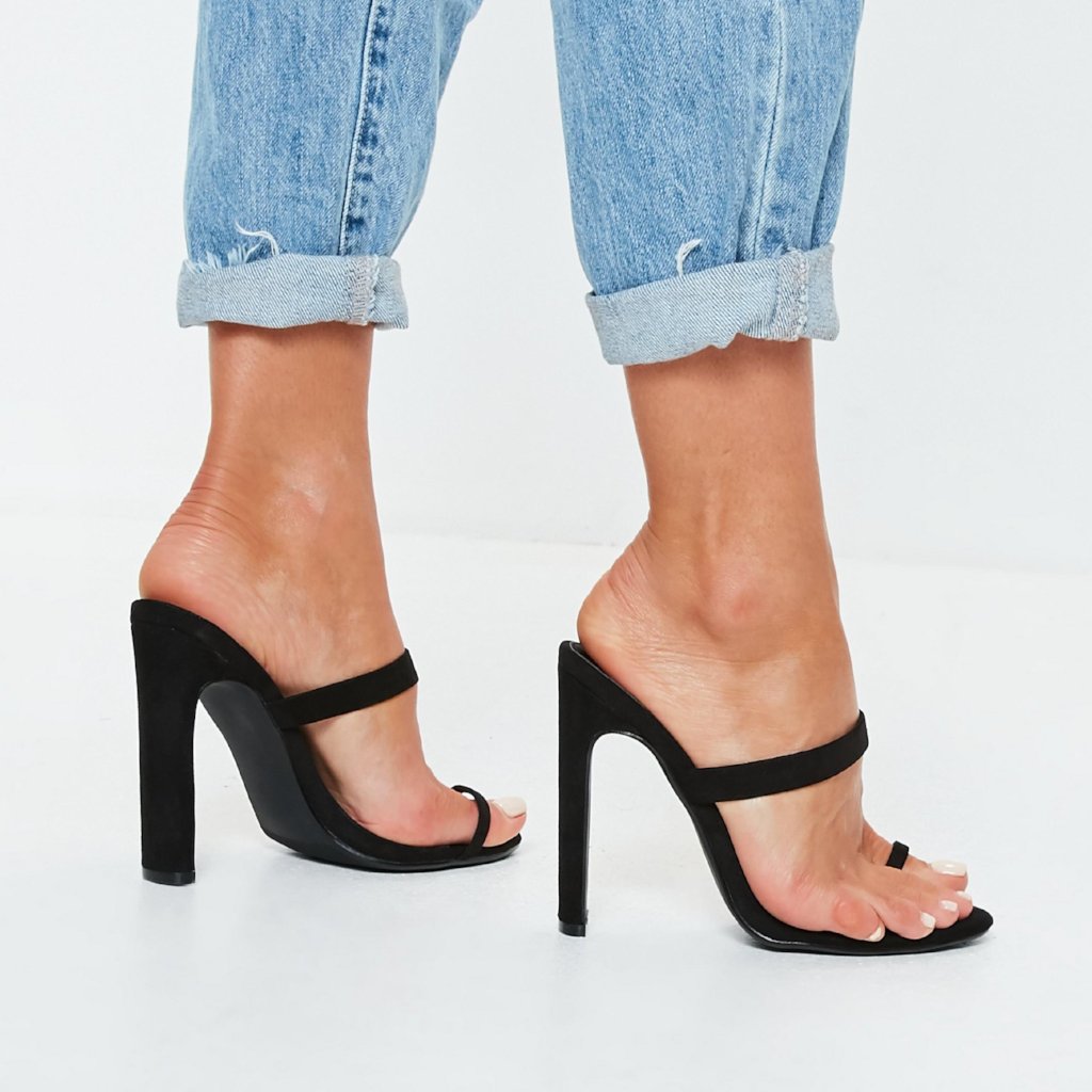 toe post mule heels