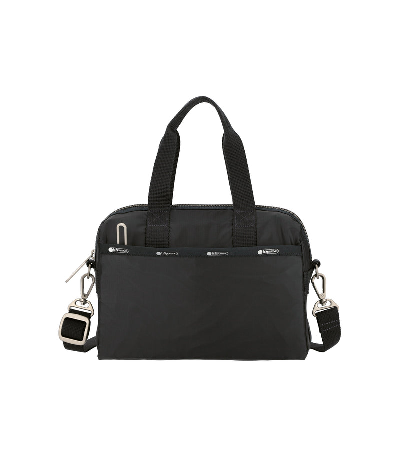 Black Small Uptown Satchel Bag | LeSportsac Essential