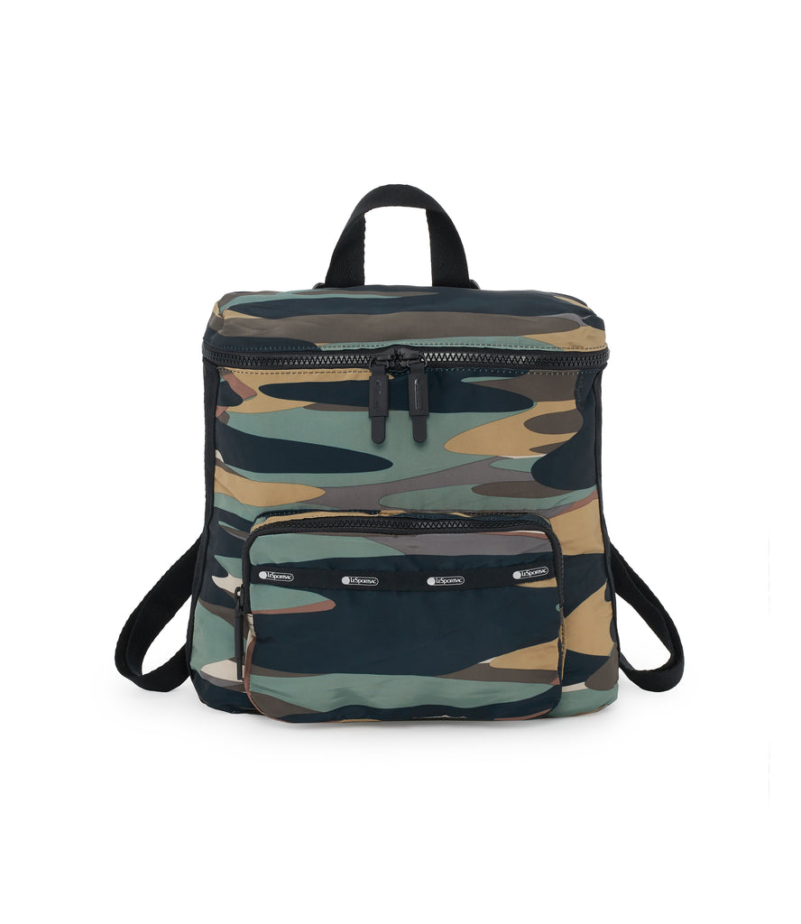 Small Packable Backpack - Passport Camo T | LeSportsac