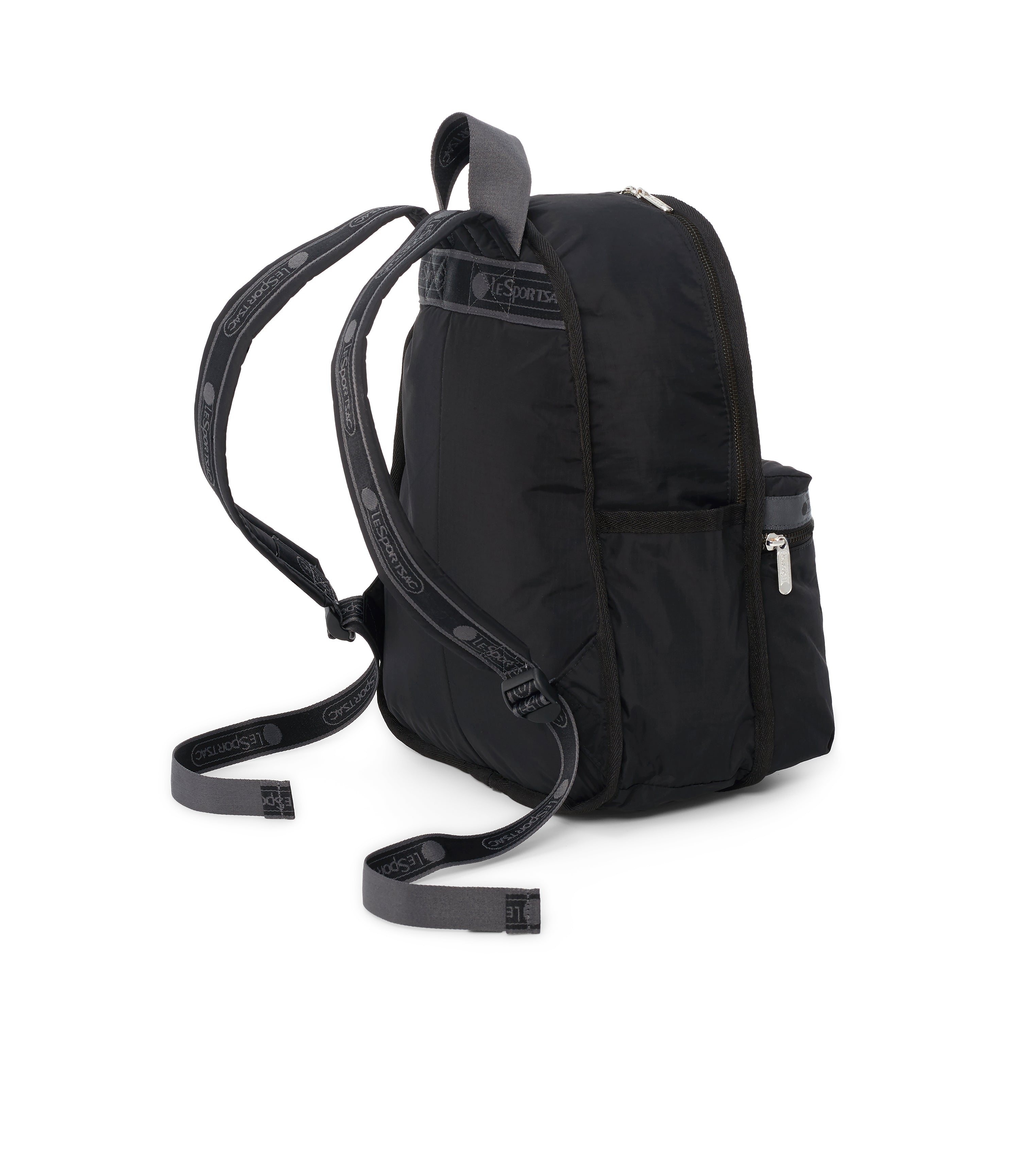 side open backpack